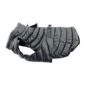 Alpine Extreme Cold Puffer Coat (Color: black, size: 5X-Large)
