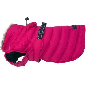 Alpine Extreme Cold Puffer Coat (Color: Pink Peacock, size: 3X-Large)