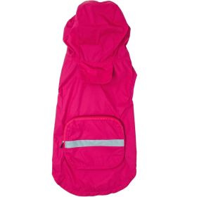 Packable Raincoat (Color: pink, size: X-Large)