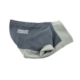 Highline Fleece Coat-Two Tone (Color: grey, size: Size 10)